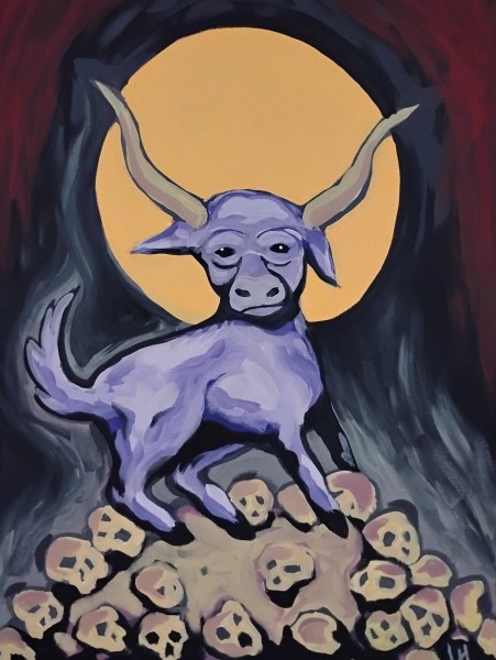 chevre mauve